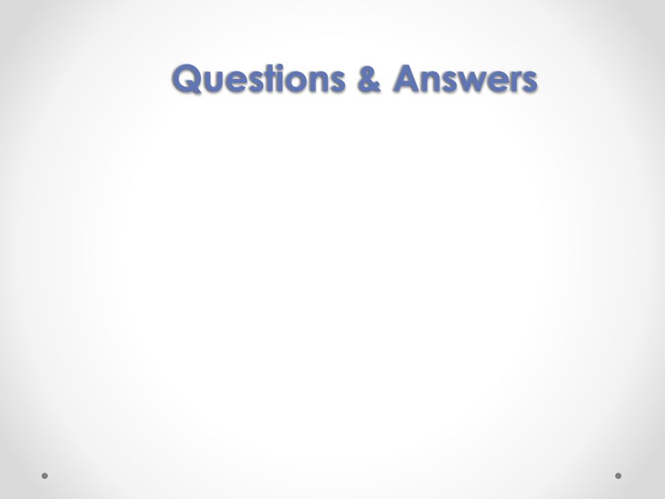 Questions & AnswersQuestions & Answers