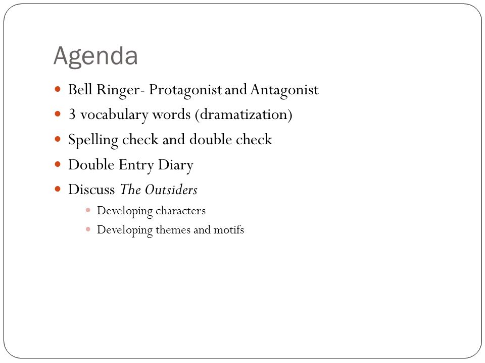 Tuesday Week 3. Objective I can apply the definitions of protagonist and  antagonist. I can write the definition, etymology, synonym and antonym of a  word. - ppt download
