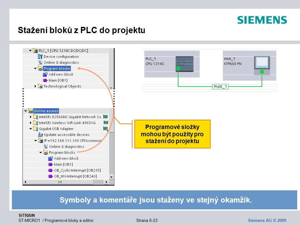 6. Programové bloky a editor S © Siemens AG All rights reserved. - ppt  download