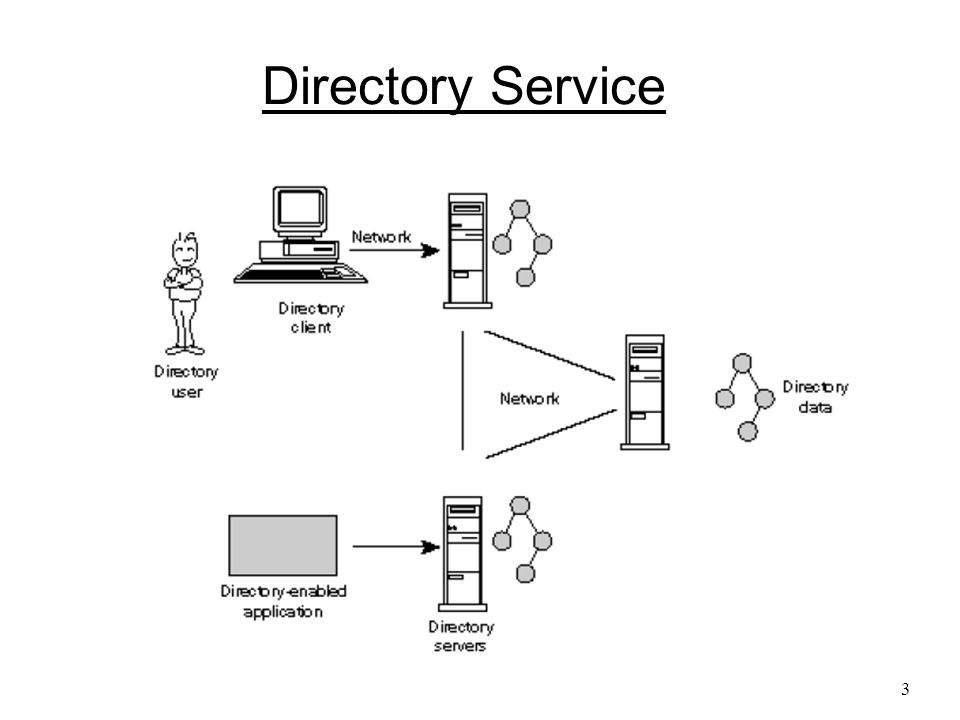 1 Directory Services  What is a Directory Service?  Directory Services  model  Directory Services naming model  X.500 and LDAP  Implementations  of. - ppt download