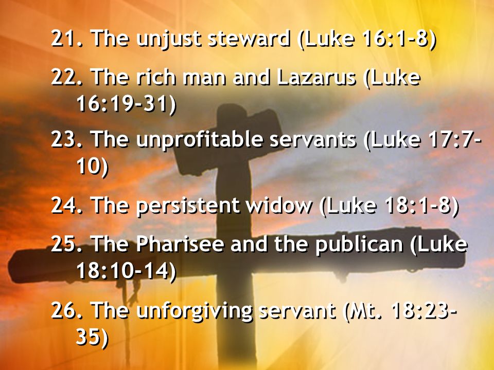 The Parables Of Jesus I Jesus Cloaked Much Of His Teaching