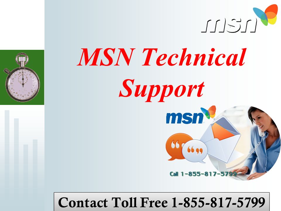 MSN Technical Support Contact Toll Free