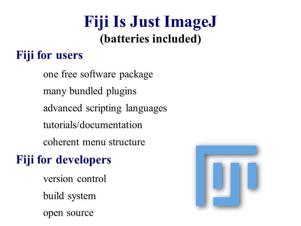 Fiji Fiji Is Just Imagej Batteries Included Fiji For
