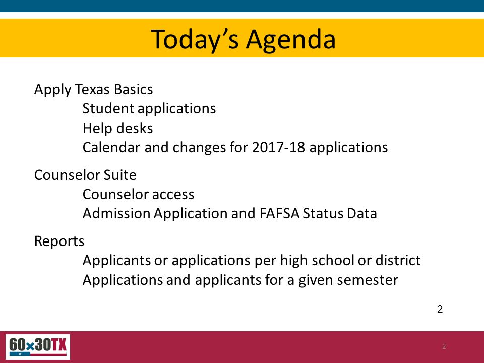 Texas Higher Education Coordinating Board Using The Counselor