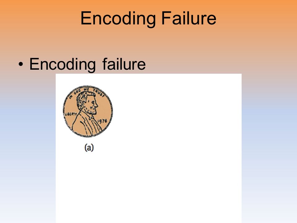 Encoding Failure Encoding failure