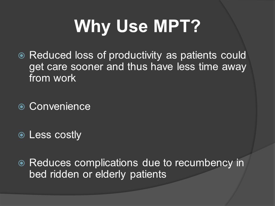 Why Use MPT.