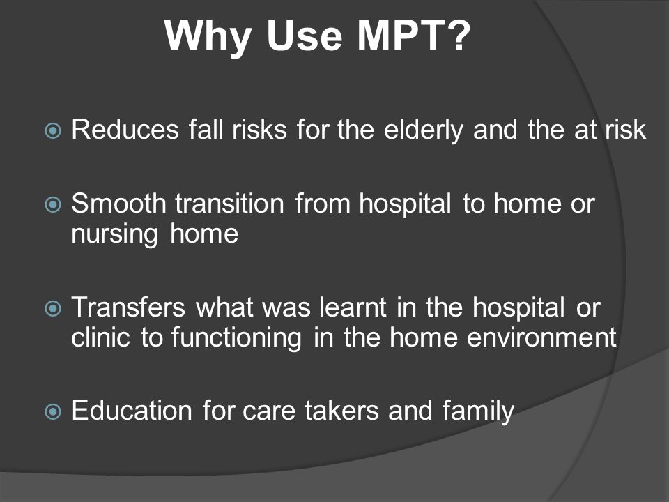 Why Use MPT.