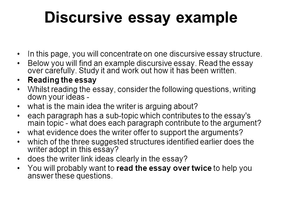 Planning a discursive essay Structures and content. - ppt download