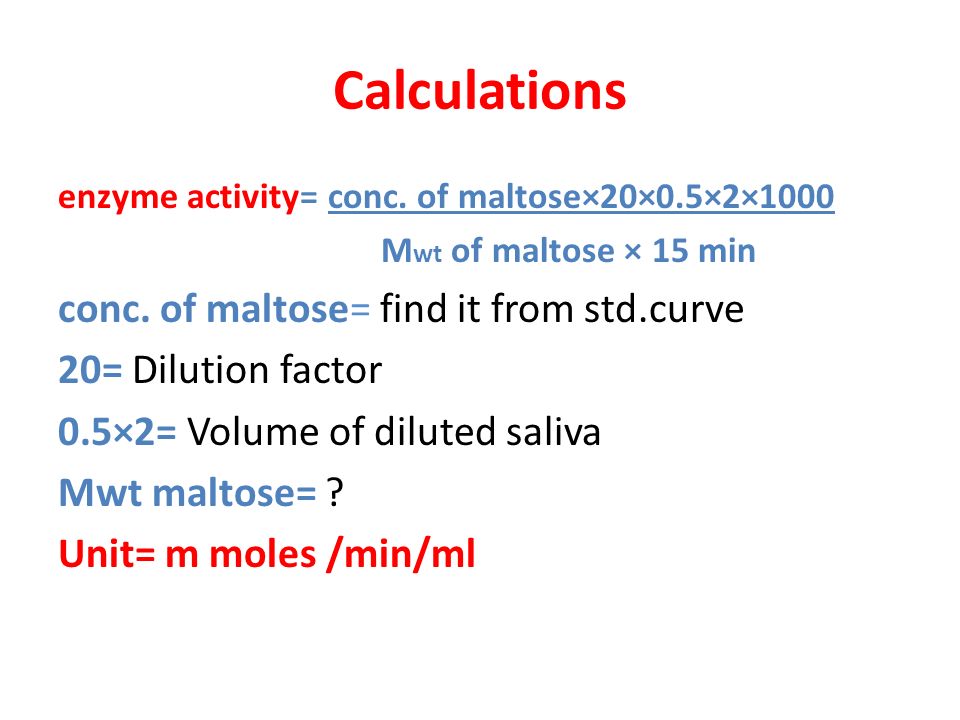 EXP.2 (Quantitative determination of Amylase activity) Introduction:- The  purpose of this experiment is to study the enzyme amylase which is found in  saliva. - ppt download