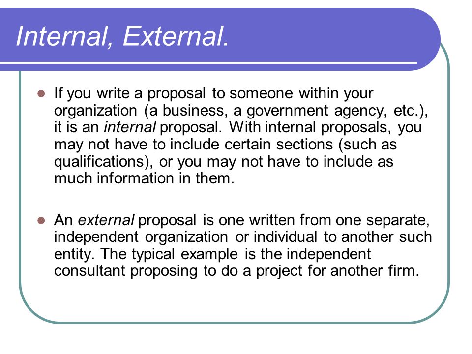 internal proposal example
