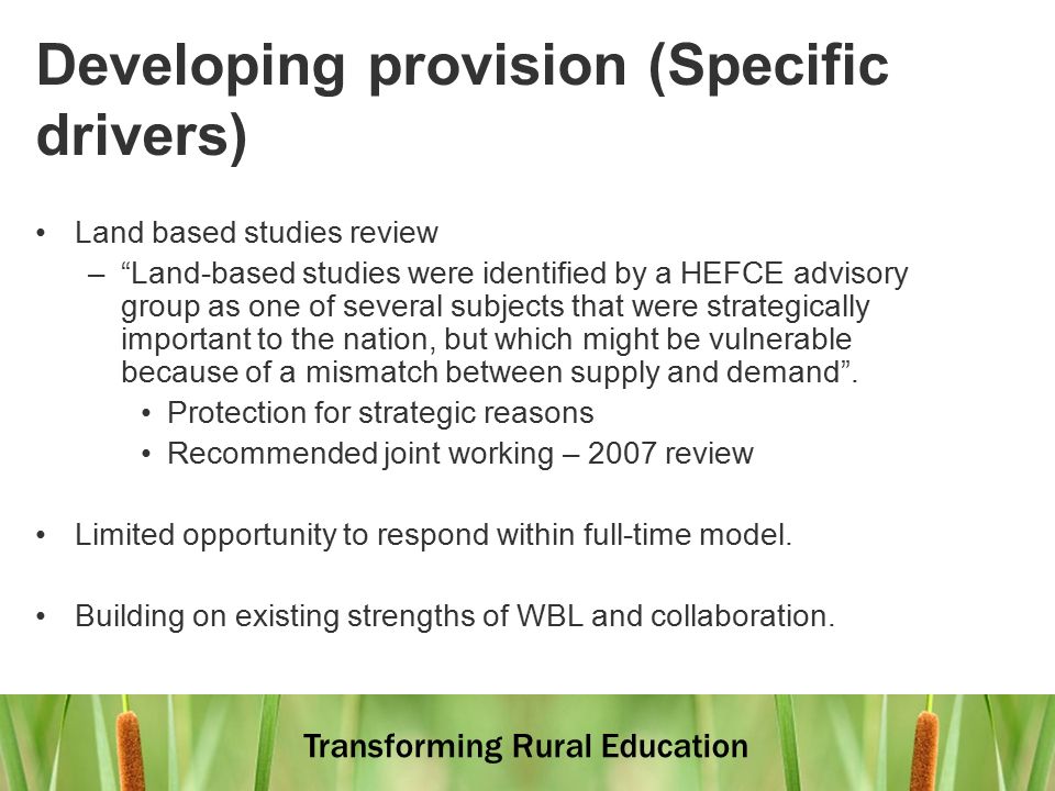 Transforming Rural Education Rural Employer Engagement Development ...