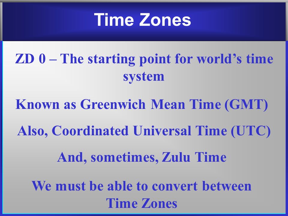 Coordinated Universal Time (UTC)