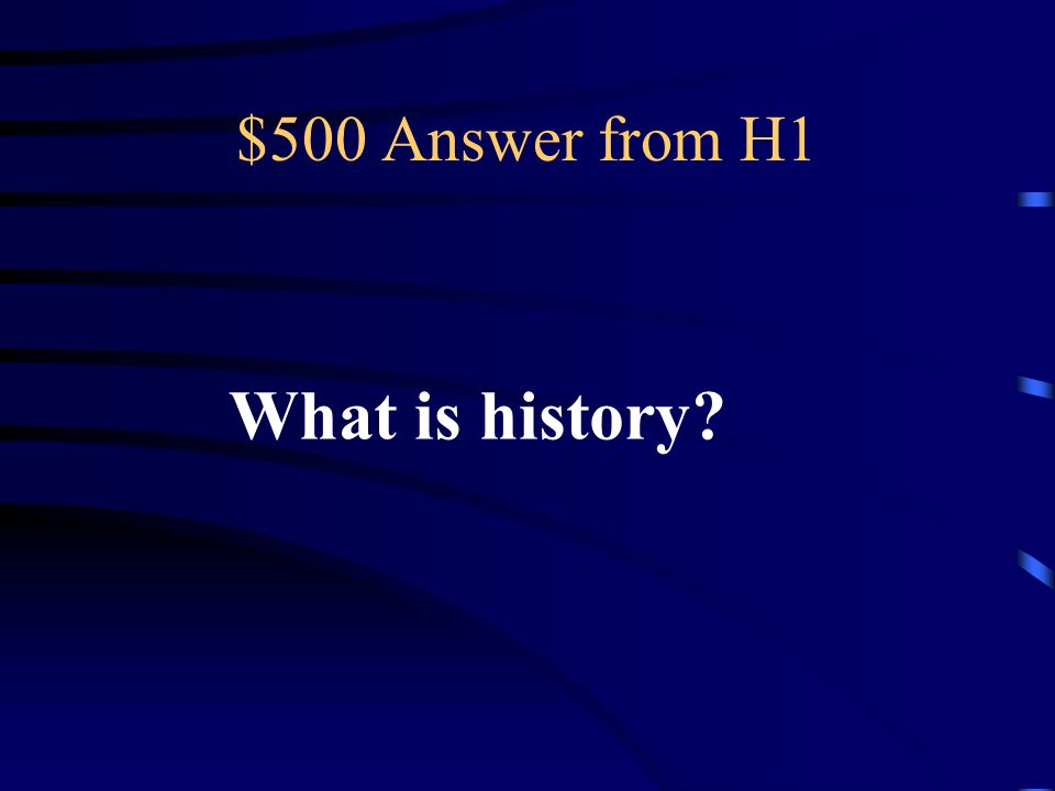 $500 Question from H1 Which area of social studies does this belong with.