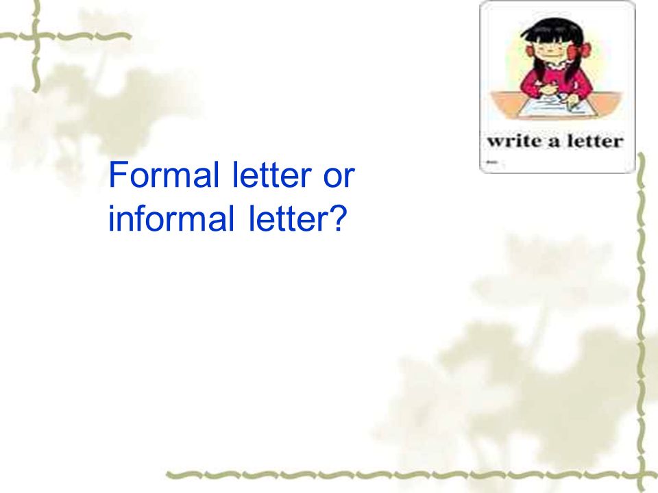 Unit one Writing a personal letter Welcome!. What kind of letter are we ...