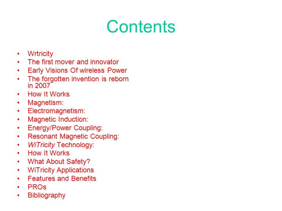 witricity seminar report