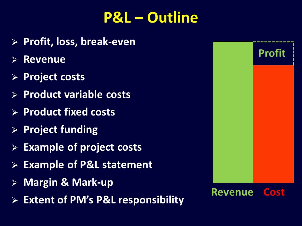 project management profit loss p l ppt download why balance sheet is prepared