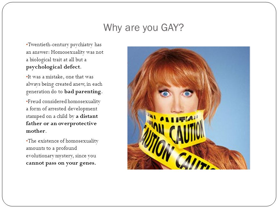 homosexual a psycological defect Homosexual a psycological defect