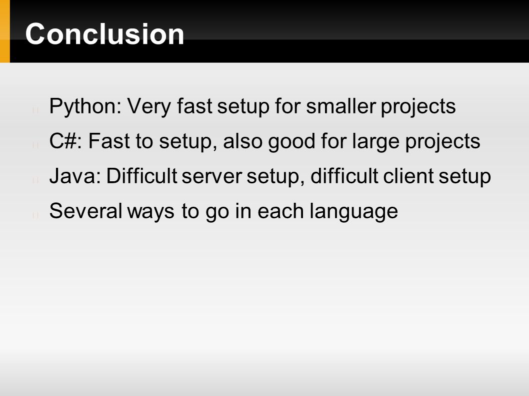 Web Services General [recap] about web services Project C# Java Python ...