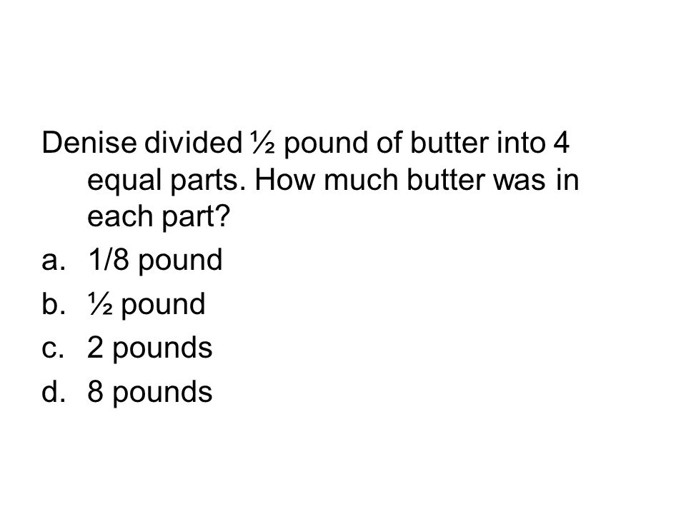 Review Questions 5 th NF.7. What division sentence does the model ...