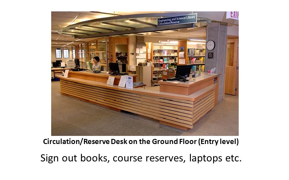Welcome To Douglas Library Circulation Reserve Desk On The Ground