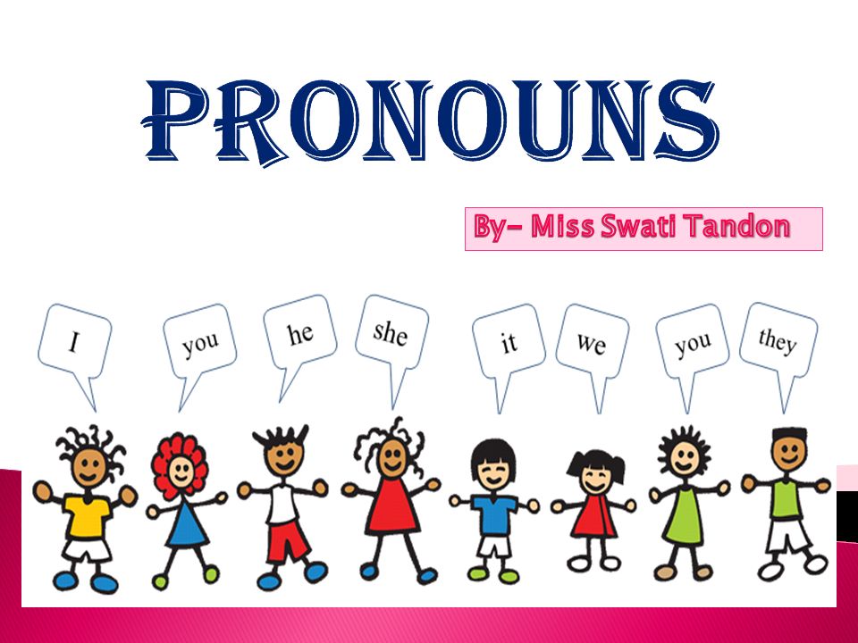 What is pronouns.