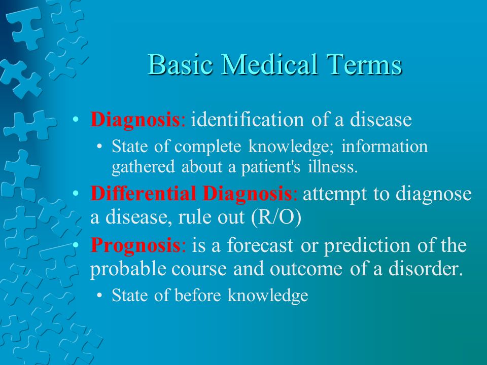 Introduction To Medical Terminology Putting The Puzzle Together Ppt Download
