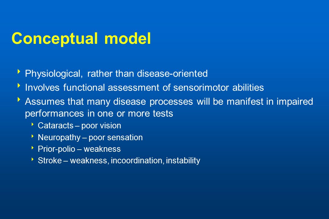 Fallscreen The Physiological Profile Approach For Assessing Falls Risk In Older People Ppt Download