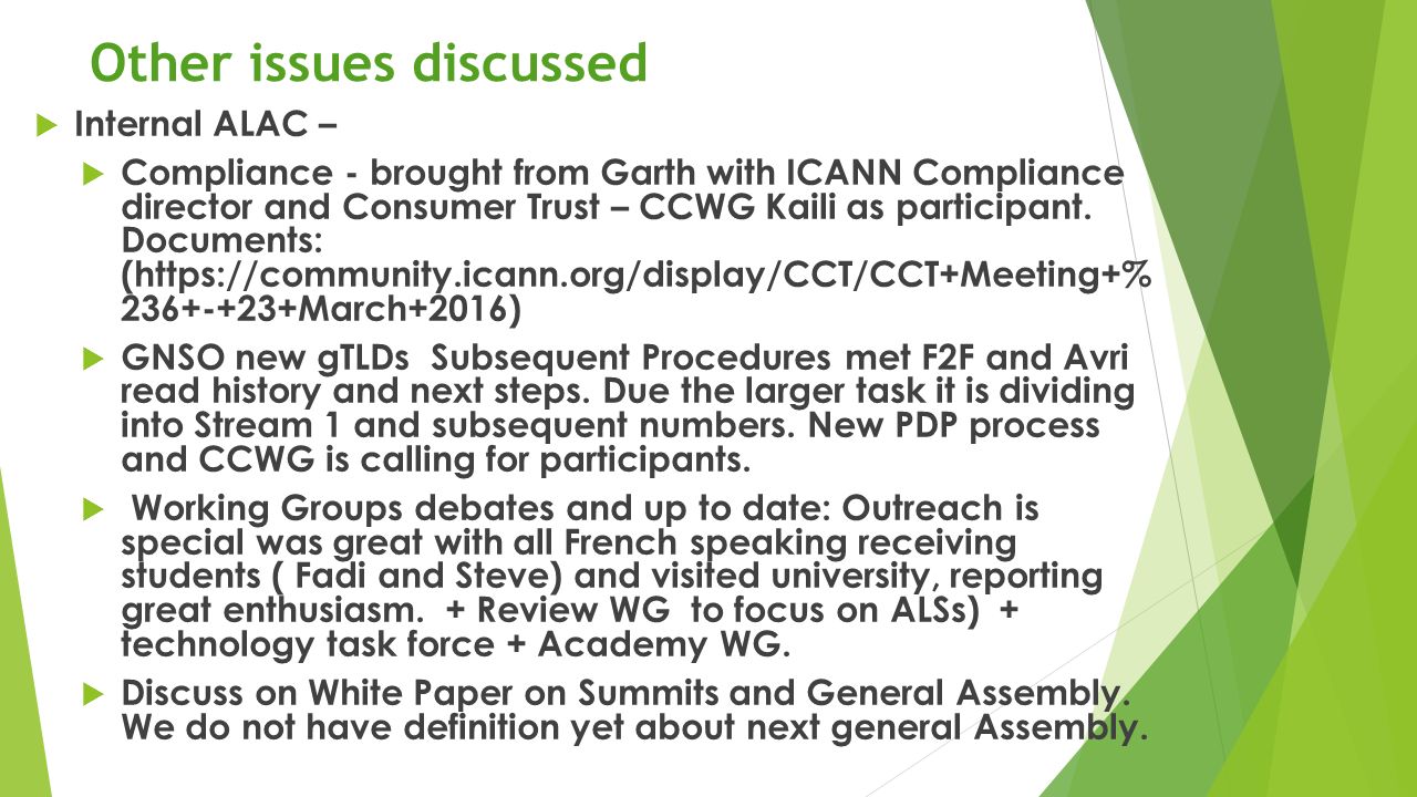 LACRALO- Quick View ICANN 55 – Marrakech Vanda Scartezini 28/March/ ppt ...