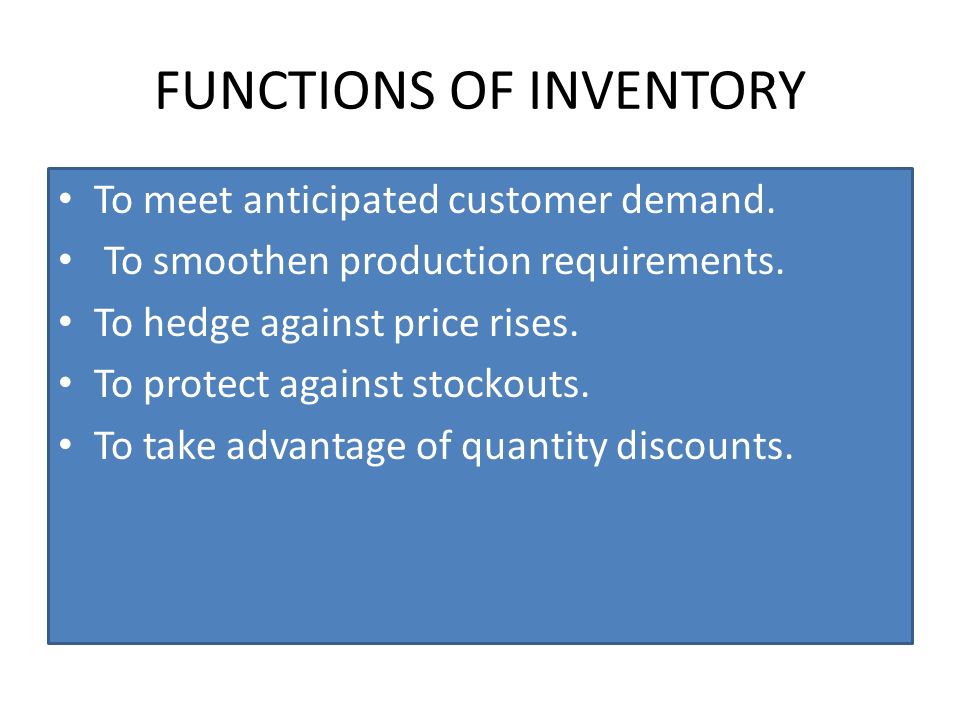 INVENTORY MANAGEMENT BY, Vivek Barad Aditya Deshmukh Aditya Chandra ...