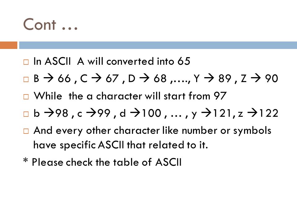 COMPUTER ORGANIZATION 4 TH LECTURE. ASCII Code ASCII ( American ...