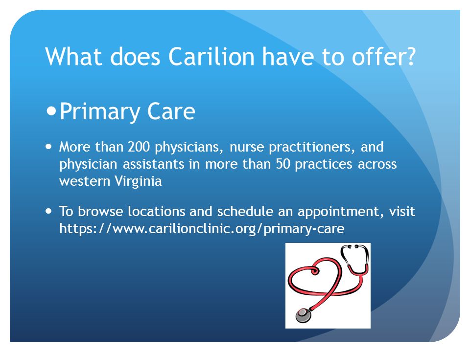 Carilion Clinic Organizational Chart