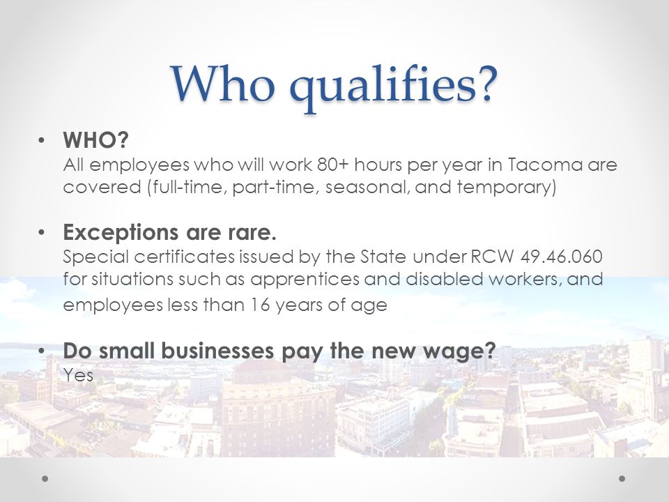 Employment Standards. has two new laws related to work