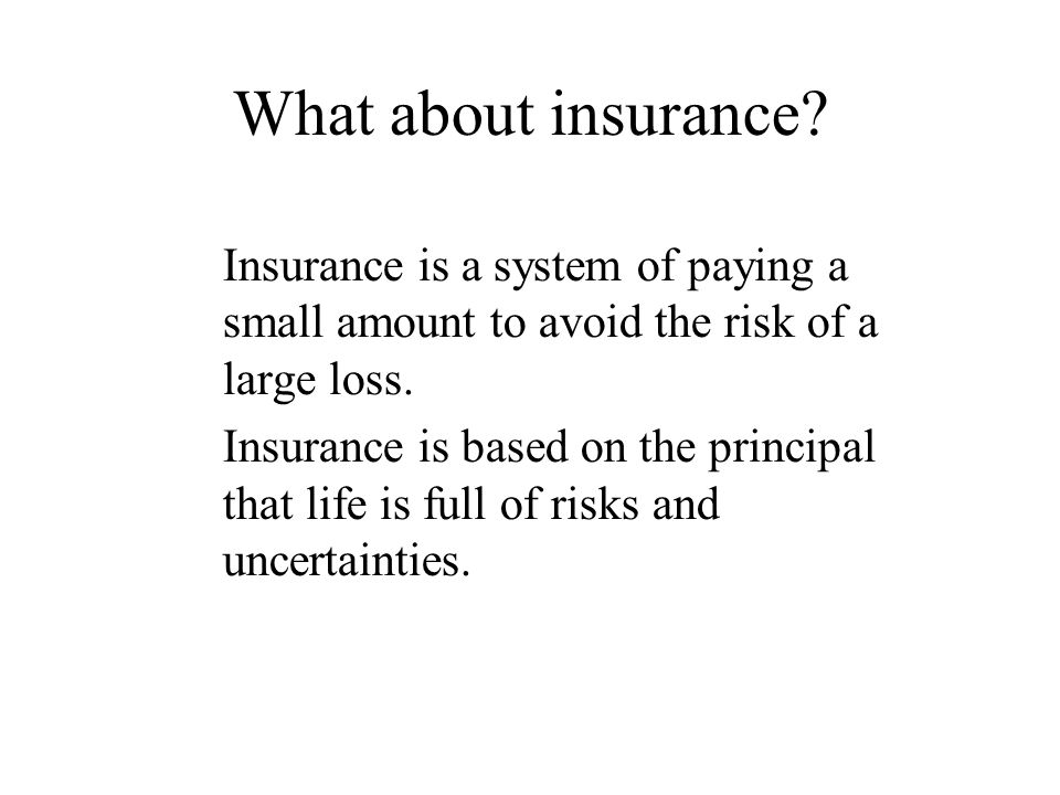 Banks and Insurance What you should know…. What is a bank? A bank is a ...