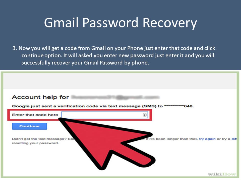 Gmail Password Recovery 3.