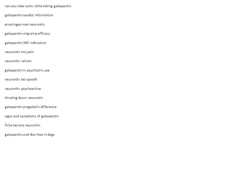 gabapentin vet use