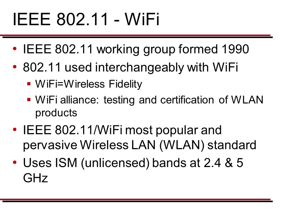 Ασύρματα Δίκτυα και Κινητές Επικοινωνίες Ενότητα # 5: Ασύρματα Τοπικά Δίκτυα  (Wireless LANS - IEEE ) Διδάσκων: Βασίλειος Σύρης Τμήμα: Πληροφορικής. -  ppt download