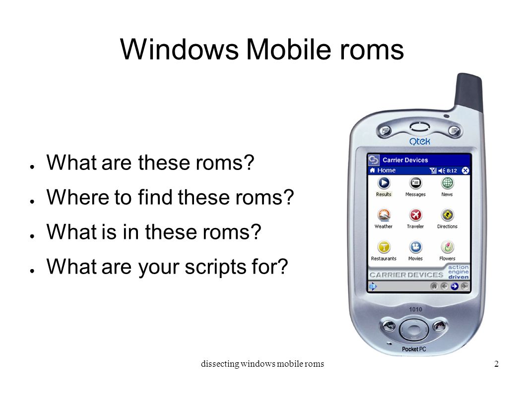 scarica rom qtek