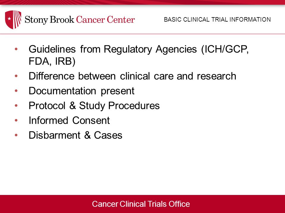 Cancer Clinical Trials Office Clinical Trials & Research Training Oct ppt  download