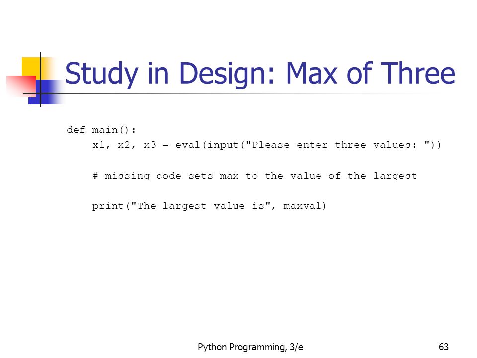 Python Programming, 3/e1 Python Programming: An Introduction to ...