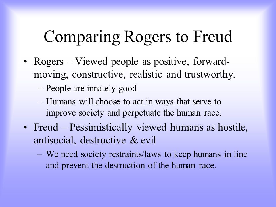 freud and rogers