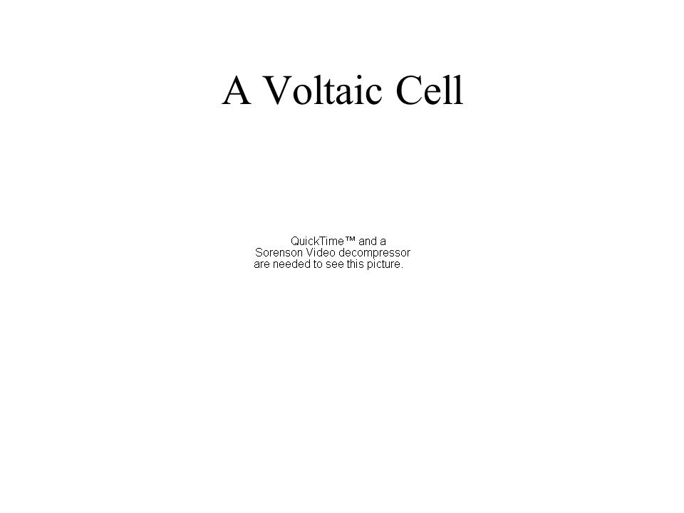 A Voltaic Cell