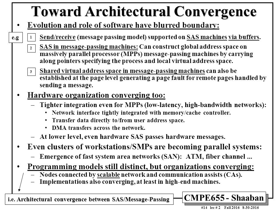 CMPE655 - Shaaban #1 lec # 2 Fall Conventional Computer Architecture ...