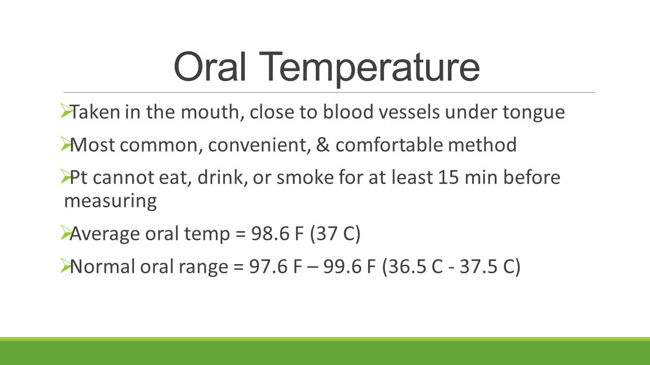 Normal temperature shop in mouth