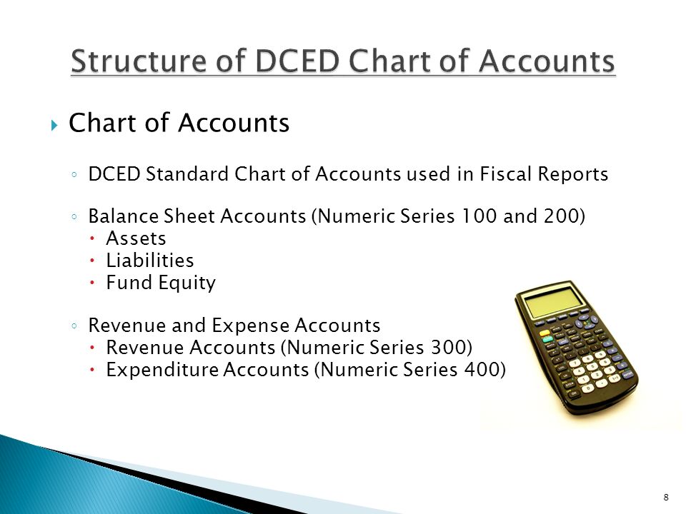 Dced Chart Of Accounts