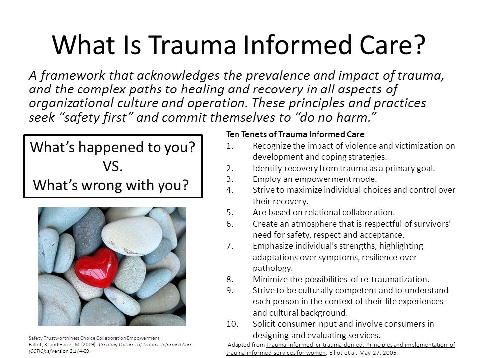 What Is Trauma Informed Care.