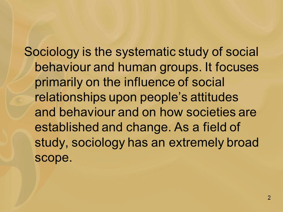 nature of sociology