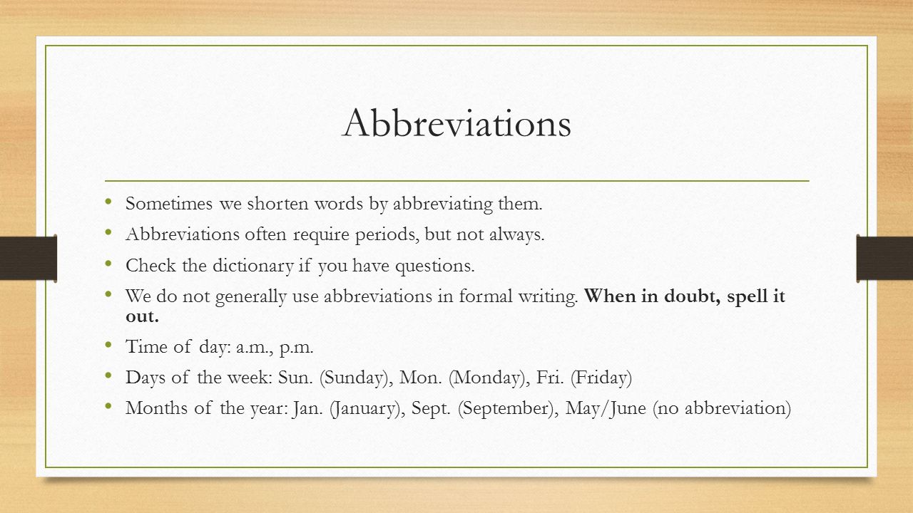 G.L The Period/Abbreviations Punctuation marks help the reader to  understand the meaning of what is written A period helps the reader to know  where. - ppt download