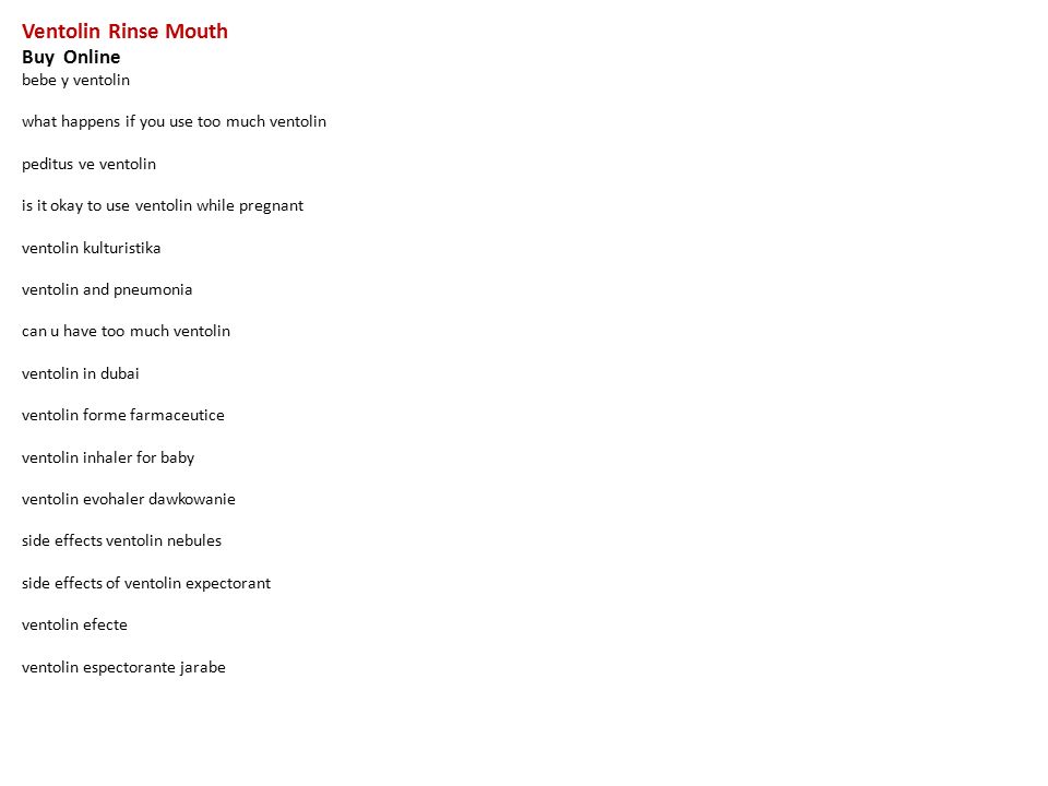 Buy cheap ventolin online