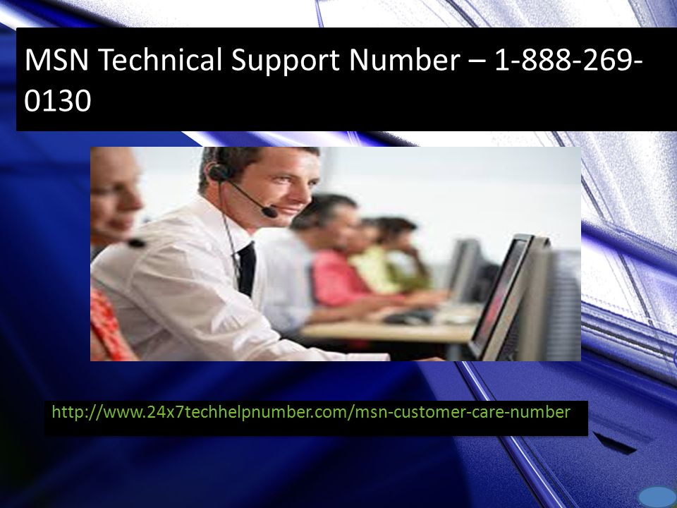 MSN Technical Support Number –