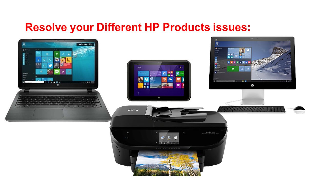 Resolve your Different HP Products issues: